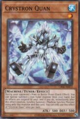 This is an image for the product Crystron Quan that has a rarity of Common in the Creation Pack 06 with a card code of CR06-AE073 that is available on the TEKKX Product website.