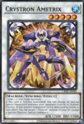 This is an image for the product Crystron Ametrix that has a rarity of Common in the Creation Pack 06 with a card code of CR06-AE082 that is available on the TEKKX Product website.