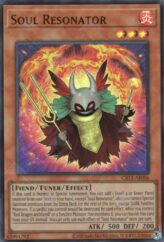 This is an image for the product Soul Resonator that has a rarity of Ultra Rare in the Creation Pack 11 with a card code of CR11-AE006 that is available on the TEKKX Product website.