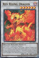 This is an image for the product Red Rising Dragon that has a rarity of Ultra Rare in the Creation Pack 11 with a card code of CR11-AE019 that is available on the TEKKX Product website.