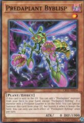 This is an image for the product Predaplant Byblisp that has a rarity of Common in the Creation Pack 11 with a card code of CR11-AE034 that is available on the TEKKX Product website.