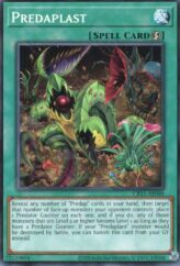 This is an image for the product Predaplast that has a rarity of Common in the Creation Pack 11 with a card code of CR11-AE048 that is available on the TEKKX Product website.