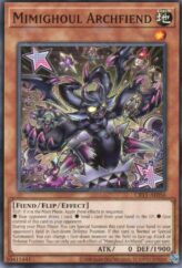 This is an image for the product Mimighoul Archfiend that has a rarity of Common in the Creation Pack 11 with a card code of CR11-AE056 that is available on the TEKKX Product website.