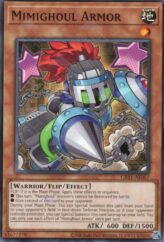 This is an image for the product Mimighoul Armor that has a rarity of Common in the Creation Pack 11 with a card code of CR11-AE057 that is available on the TEKKX Product website.