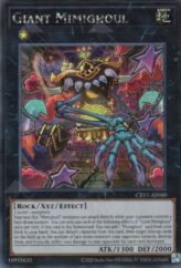 This is an image for the product Giant Mimighoul that has a rarity of Secret Rare in the Creation Pack 11 with a card code of CR11-AE060 that is available on the TEKKX Product website.