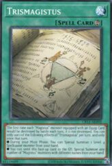 This is an image for the product Trismagistus that has a rarity of Common in the Creation Pack 11 with a card code of CR11-AE092 that is available on the TEKKX Product website.