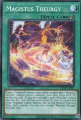 This is an image for the product Magistus Theurgy that has a rarity of Common in the Creation Pack 11 with a card code of CR11-AE093 that is available on the TEKKX Product website.
