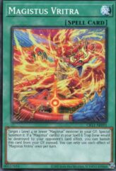 This is an image for the product Magistus Vritra that has a rarity of Common in the Creation Pack 11 with a card code of CR11-AE095 that is available on the TEKKX Product website.