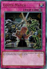 This is an image for the product Gozen Match that has a rarity of Ultimate Rare in the Essential Selection 02 with a card code of ES02-AE112 that is available on the TEKKX Product website.