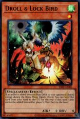 This is an image for the product Droll & Lock Bird that has a rarity of Ultra Rare in the Essential Selection 02 with a card code of ES02-AE005 that is available on the TEKKX Product website.