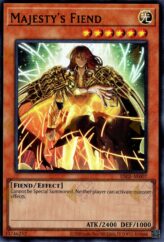 This is an image for the product Majesty's Fiend that has a rarity of Ultra Rare in the Essential Selection 02 with a card code of ES02-AE007 that is available on the TEKKX Product website.