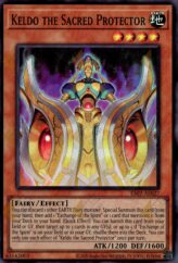 This is an image for the product Keldo the Sacred Protector that has a rarity of Super Rare in the Essential Selection 02 with a card code of ES02-AE027 that is available on the TEKKX Product website.