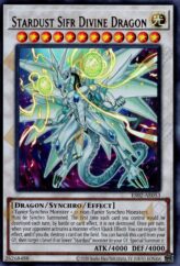 This is an image for the product Stardust Sifr Divine Dragon that has a rarity of Ultra Rare in the Essential Selection 02 with a card code of ES02-AE053 that is available on the TEKKX Product website.