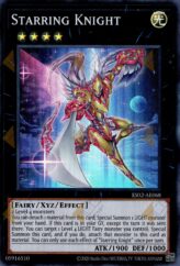 This is an image for the product Starring Knight that has a rarity of Super Rare in the Essential Selection 02 with a card code of ES02-AE068 that is available on the TEKKX Product website.
