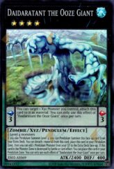 This is an image for the product Daidaratant the Ooze Giant that has a rarity of Super Rare in the Essential Selection 02 with a card code of ES02-AE069 that is available on the TEKKX Product website.