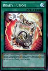 This is an image for the product Ready Fusion that has a rarity of Super Rare in the Essential Selection 02 with a card code of ES02-AE091 that is available on the TEKKX Product website.