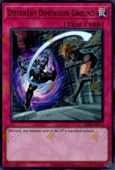 This is an image for the product Different Dimension Ground that has a rarity of Ultra Rare in the Essential Selection 02 with a card code of ES02-AE114 that is available on the TEKKX Product website.