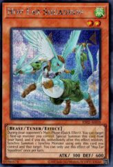 This is an image for the product Hop Ear Squadron that has a rarity of Secret Rare in the Essential Selection 02 with a card code of ES02-AE018 that is available on the TEKKX Product website.
