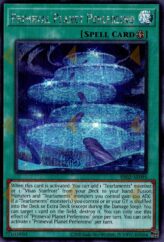This is an image for the product Primeval Planet Perlereino that has a rarity of Secret Rare in the Essential Selection 02 with a card code of ES02-AE095 that is available on the TEKKX Product website.